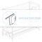 2-Tier Spice Rack for Countertop, Kitchen Storage Organizer Shelf Counter Shelf Under Sink Cabinet Organizer for Kitchen Bathroom Office
